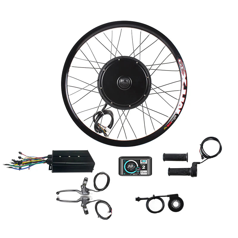 5000W 26" 27.5" 29" MTX Rear Wheel E-Bike Hub Motor Kit